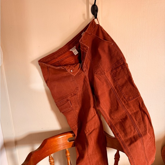 Duluth Trading Co Straight Leg Jeans in Rust - Picture 5 of 5